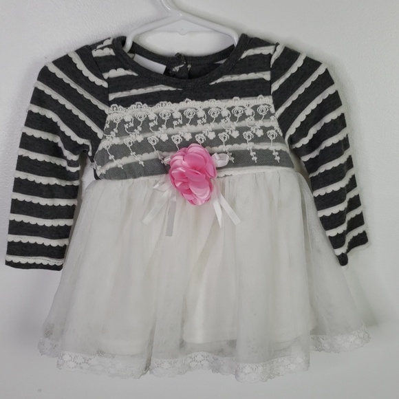long sleeve tulle dress baby